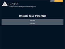 Tablet Screenshot of juntoglobal.com